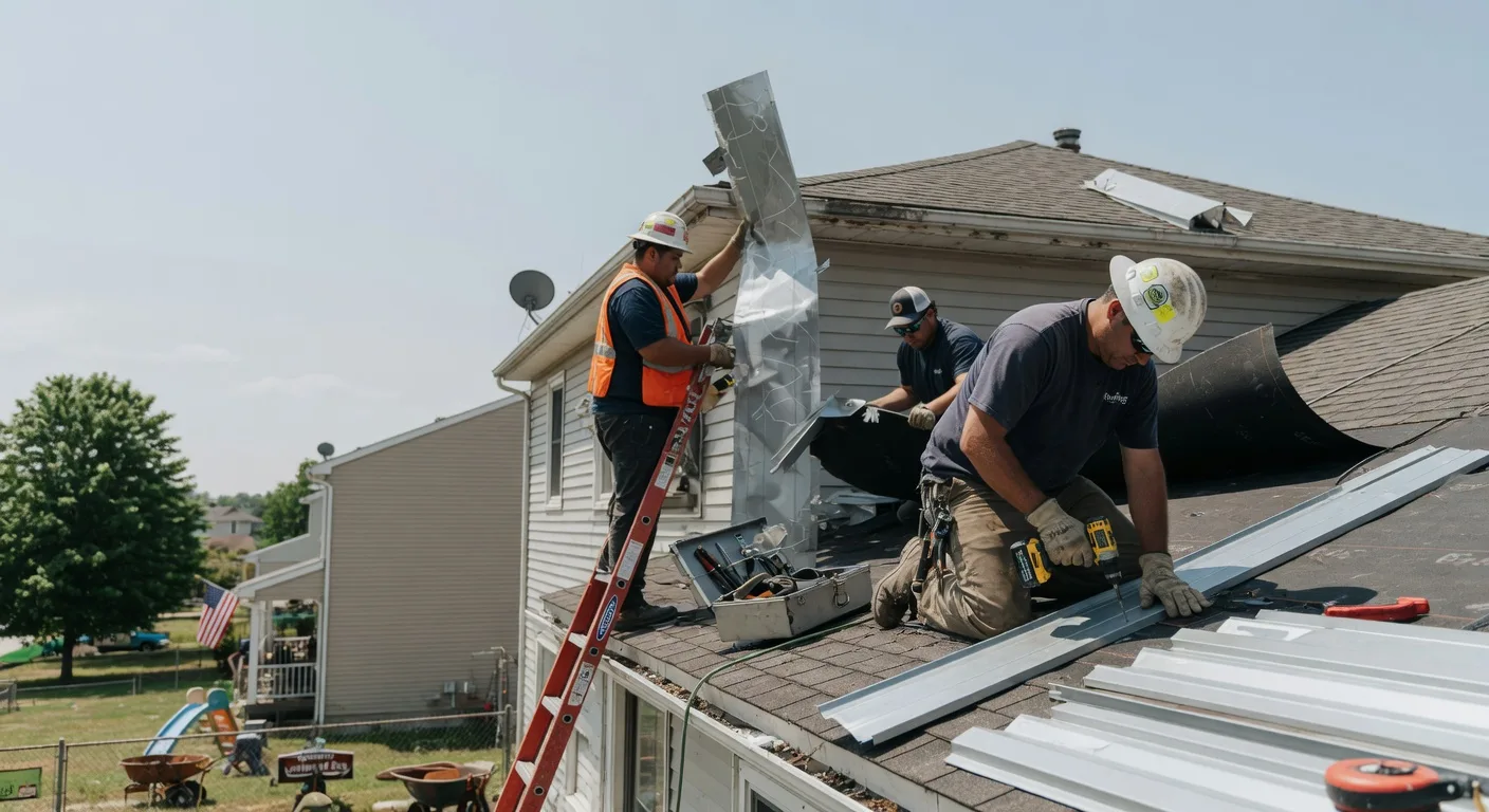Storm Damage Metal Roof Repair in Orrs Island, ME